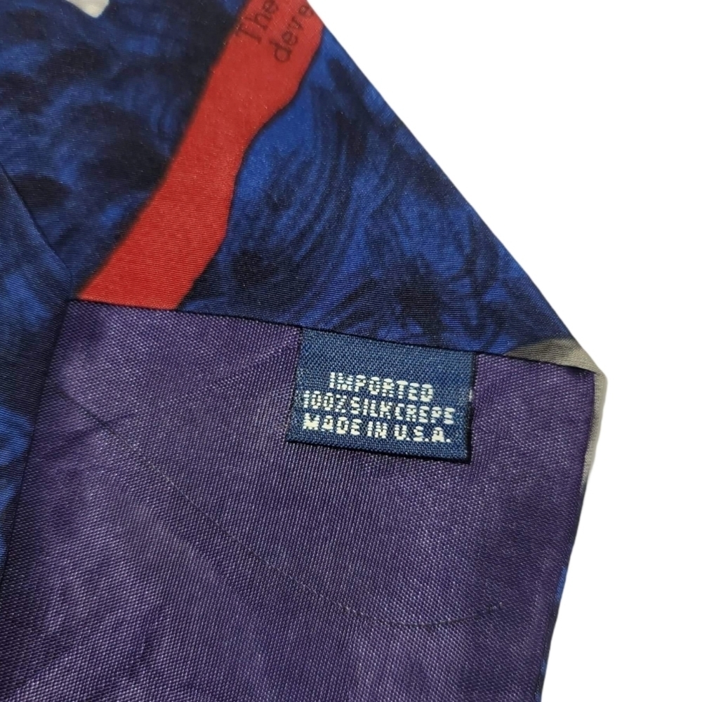 Save The Children Silk Tie Vintage Childs Rights - Picture 8 of 9